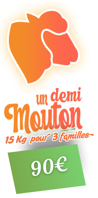 UN DEMI MOUTON Offrir une part de boeuf - Aïd Al Adha